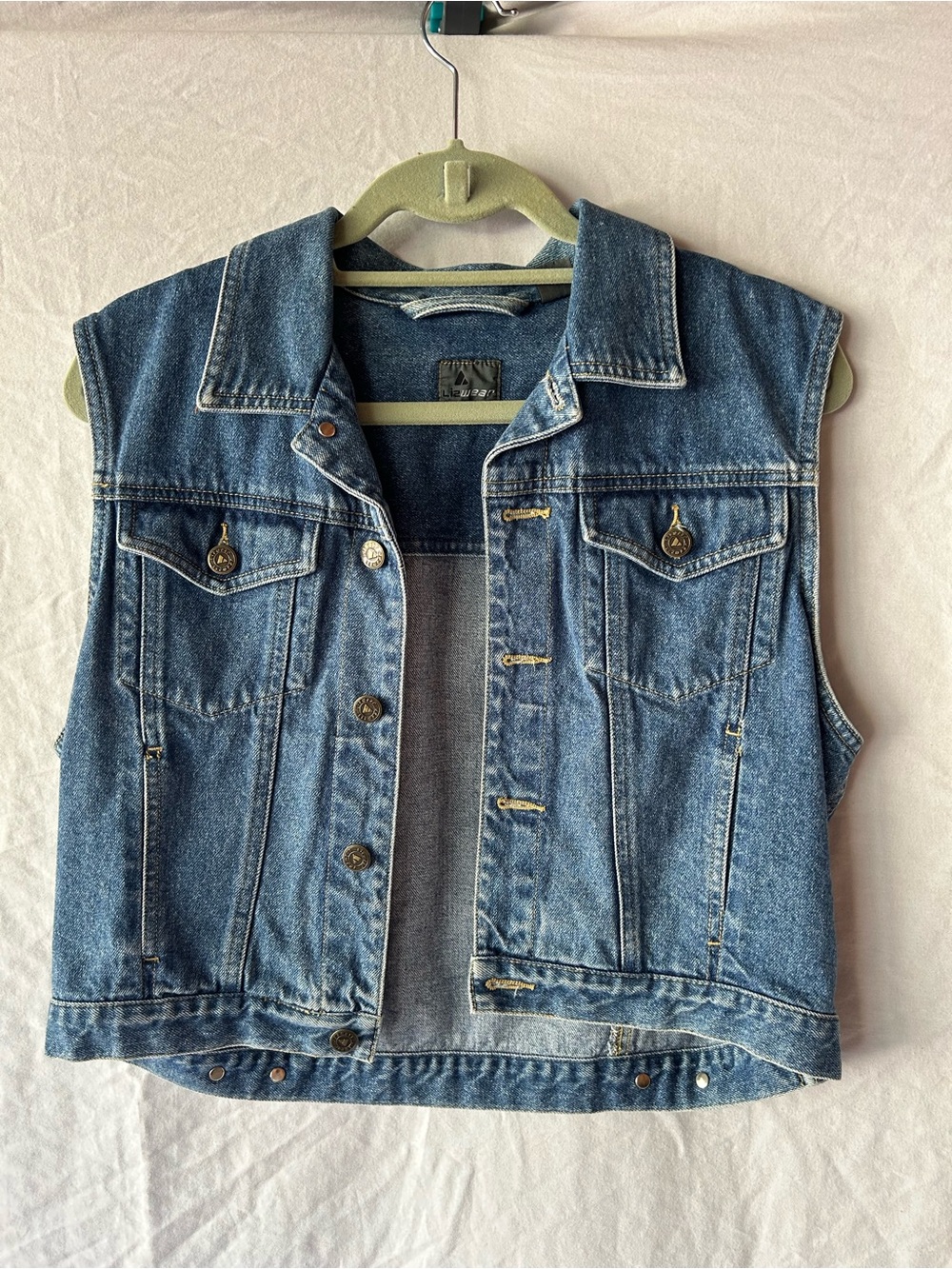 90’s Vintage Lizwear Blue Denim Vest